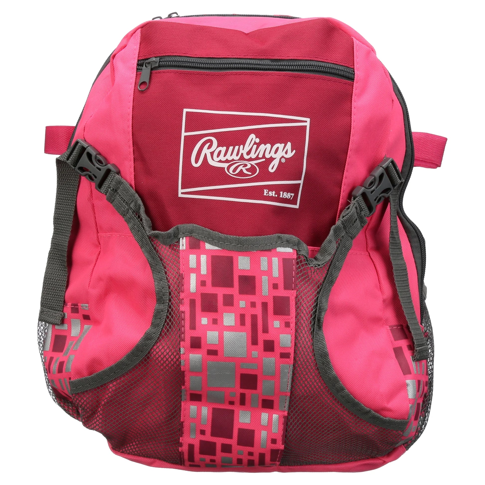 Players Youth Tball Backpack Equipment Bag, Pink